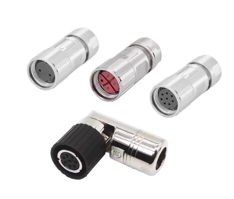 Applicable for Siemens V90 servo power line straight plug 4-core connector 6FX2003-0LL13/0LL13