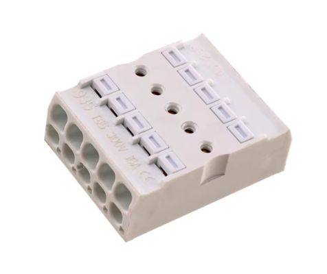 LED Light Connector 450V 24A Insert Type White