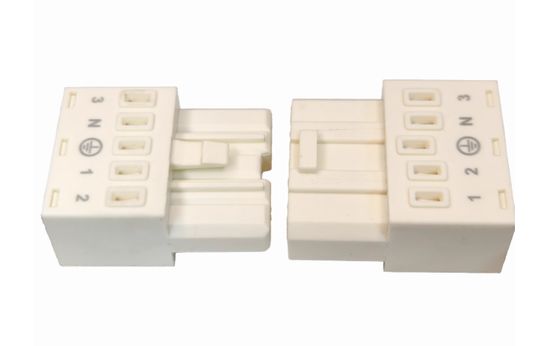 White LED Light Connector 5P 7P 16A 22-14 AWG