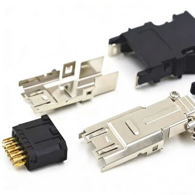Applicable to Mitsubishi servo motor J4JE-40, servo drive side CN2 encoder 10-pin connector SM-10P plug