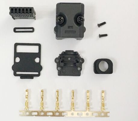 Industrial Automation Servo Motor Connector with Wide Temperature Range -40℃ to +105℃ High Voltage 1000V and Battery Current Rating