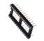 2.54mm Pitch 2XXP Pin In 4.8mm Wire Wrap Sockets Integrated Circuit IC Sockets Adaptor Solder