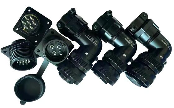Waterproof Servo Motor Connector Aviation Socket with 4-Pin, 7-Pin, 15-Pin Options for Wide Temperature Range (-40℃ to +105℃)