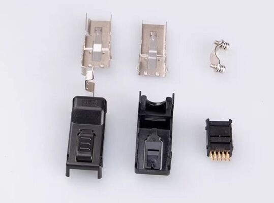 6FX2003 Servo Motor Connector X5 Plug with 1000V Voltage Rating and Silver/Gold Plated Pins for 18-24 AWG