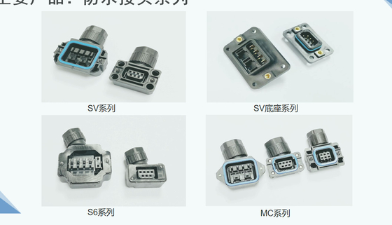 D-SUB SV SV Base SV-6 MC JN11 Servo-Cable Connector MC04 e conectores JN4F JN6F JN8F