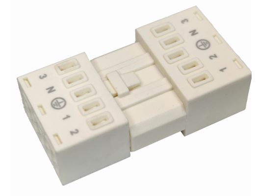 Conector de luz LED branco 5P 7P 450V 16A Tipo de inserção